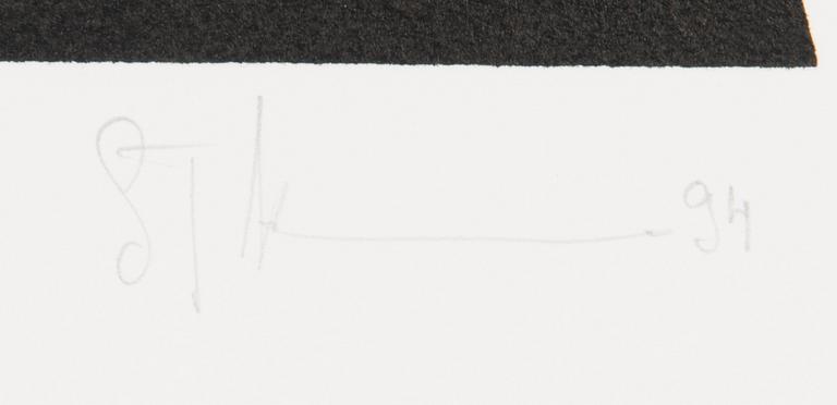 Portfolio of ten serigraphs, signed and dated -94, numbered EA 14/50.