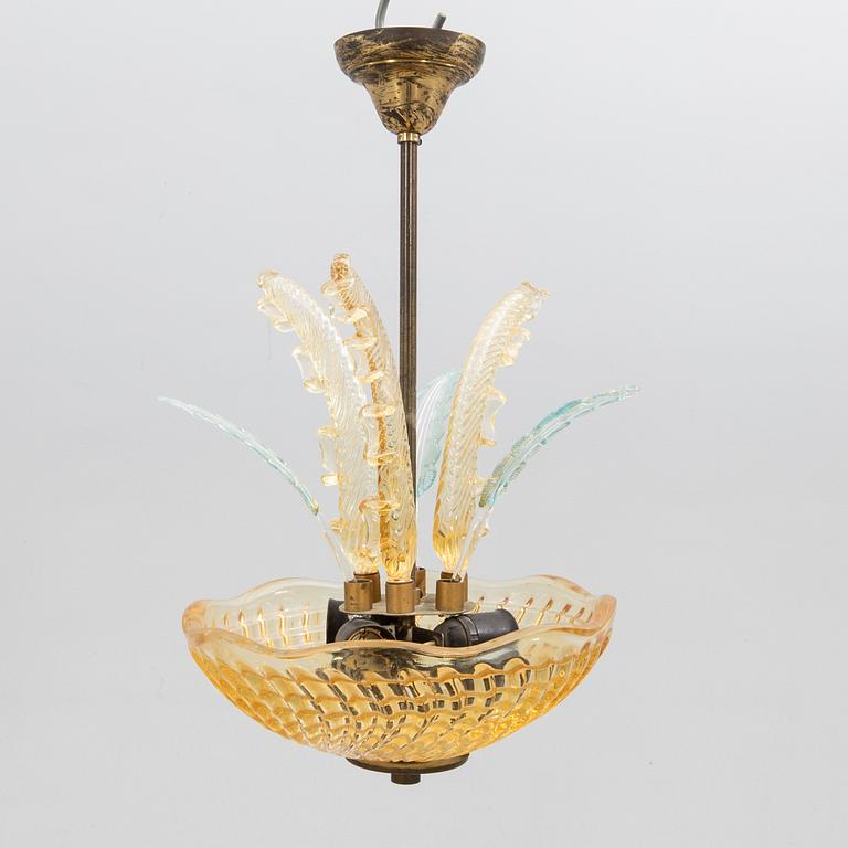 Orrefors, Taklampa, Swedish Modern, Orrefors, 1940-/1950-tal.