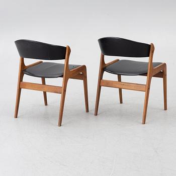 A pair of chairs, Denmark, 1960's/70's.