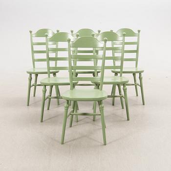 Chairs 6 pcs. Nesto, Nässjö Chair Factory, second half of the 20th century.