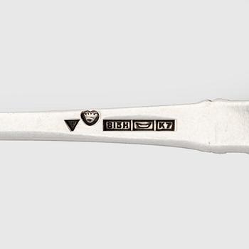 A 29-piece set of 'Tähkä' silver cutlery, Finnish hallmarks.