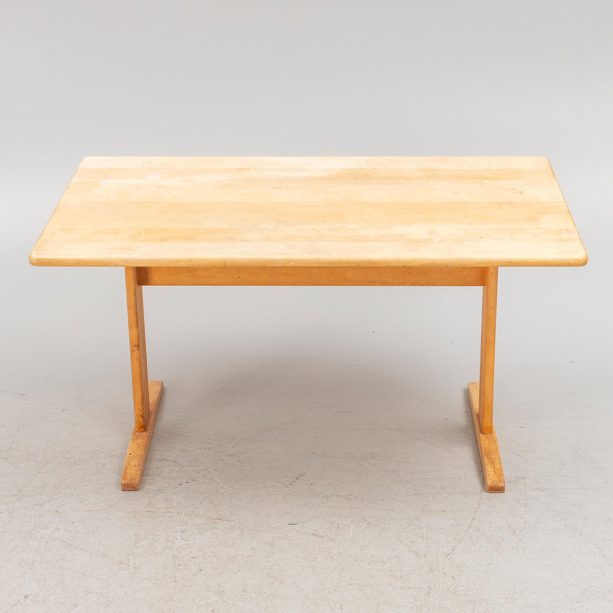 Yngve Ekström, matbord, "Björka", 1900-talets andra hälft.