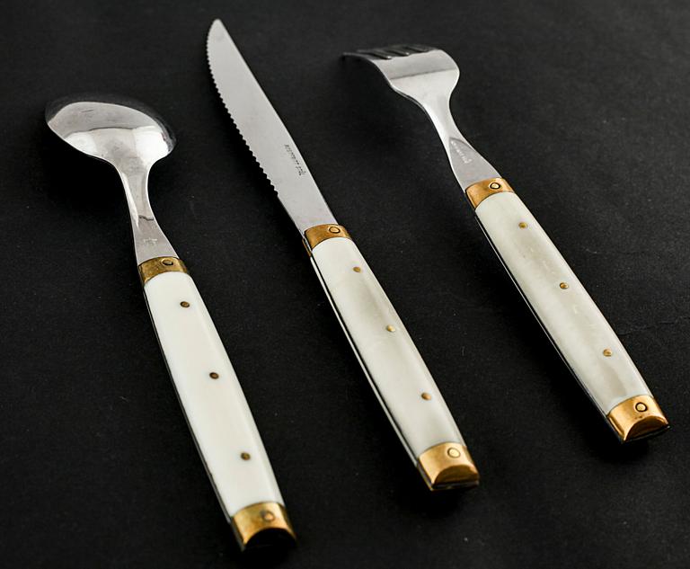 A set of cutlery, 32 pcs, some by Melron, second half of the 20th century.