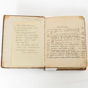 Lars Ericsson Odelstiernas bergsanteckningar.