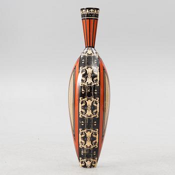 Åsa Lindström, unik golvvas, keramik, Rörstrand, 1992.