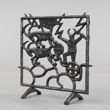 Olle Hermansson, brasgaller/gnistskydd, Husqvarna, 1900-talets andra hälft.