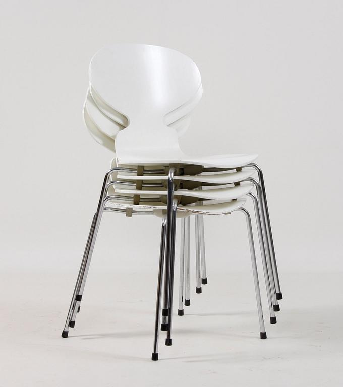 STOLAR, 4 st, "Myran", Arne Jacobsen, Fritz Hansen.
