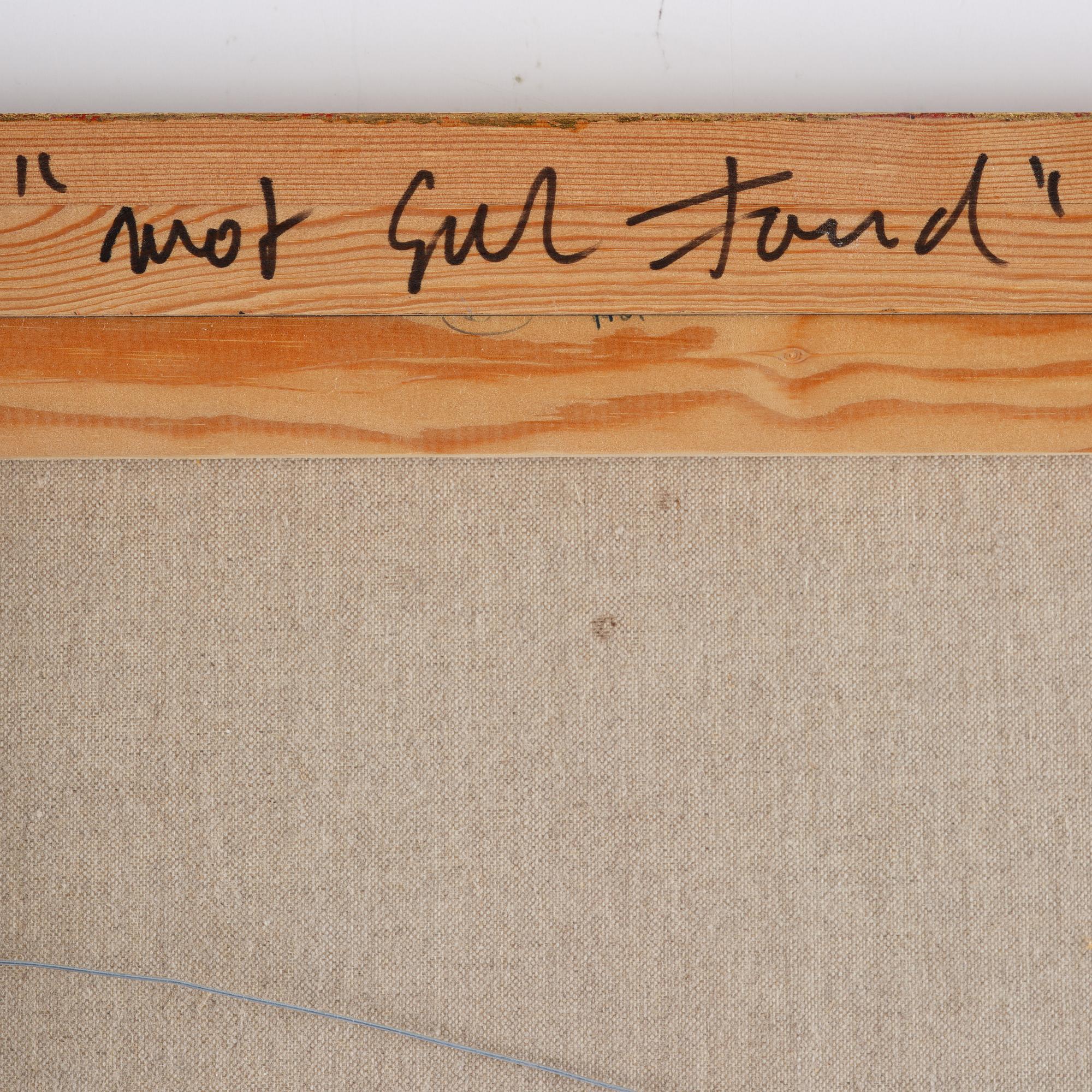 Maj Arnell, "Mot gul fond".