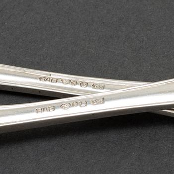 20 psc silver cutlery, GAB Stockholm.