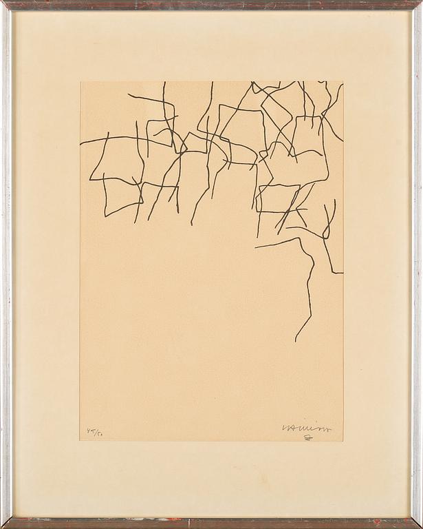 EDUARDO CHILLIDA, litografi, signerad och numrerad 45/50.