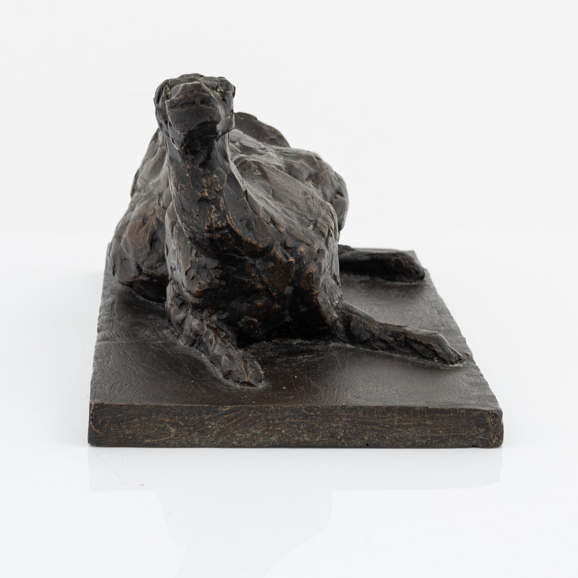 A bronze sculpture, signed ILL, dated -70.