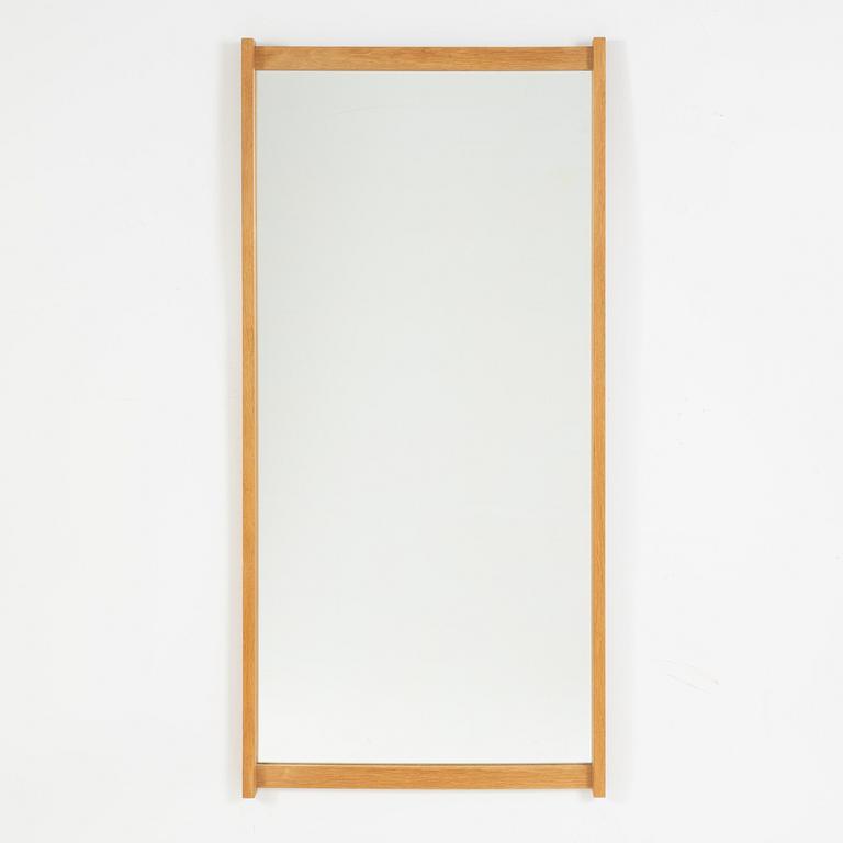 An oak framed mirror from Glas & Trä, 1960-tal.