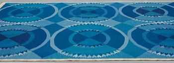 Ingrid Dessau, a carpet, flat weave, ca 336,5-338 x 223-227 cm, unsigned, Sweden the 1950's-1960's.