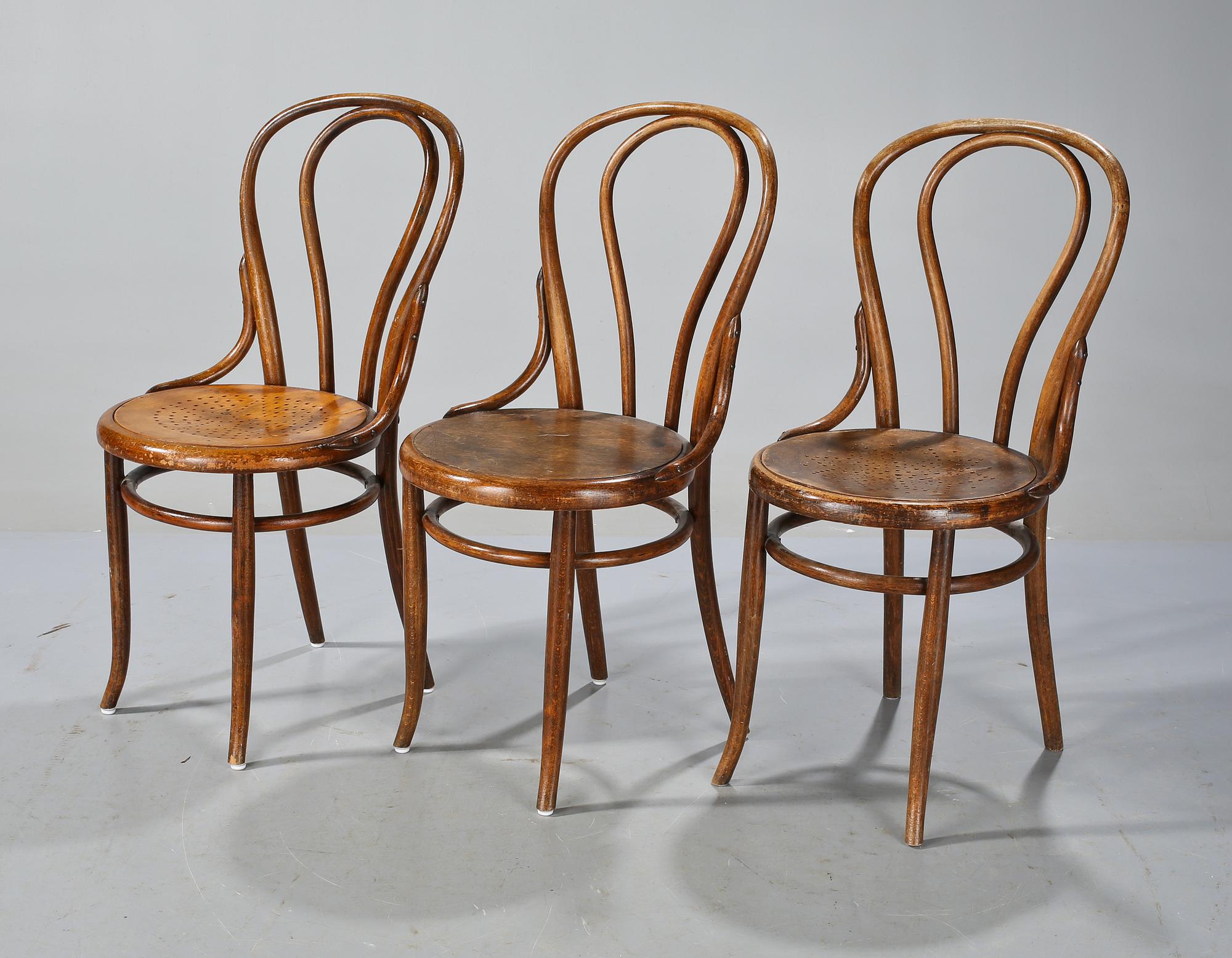 STOLAR, 3 st, Thonetmodell, 1900-talets början.