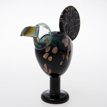OIVA TOIKKA, FÅGEL, glas, signerad O. Toikka Nuutajärvi, numrerad 445/1000.