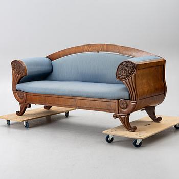 A Swedish Empire sofa, first half of the 19th Century.