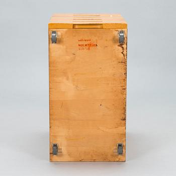 Aino Aalto, An early 1930s 'B96' drawer unit for O.Y. Huonekalu-ja Rakennustyötehdas A.B. Finland.