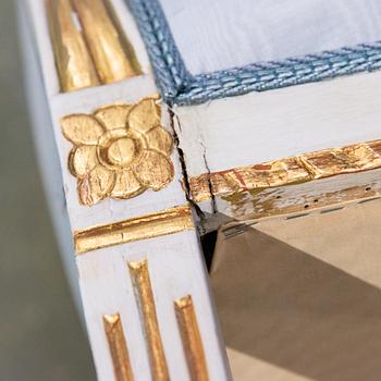 Soffa, Louis XVI, trol. Danmark, omkring 1800.