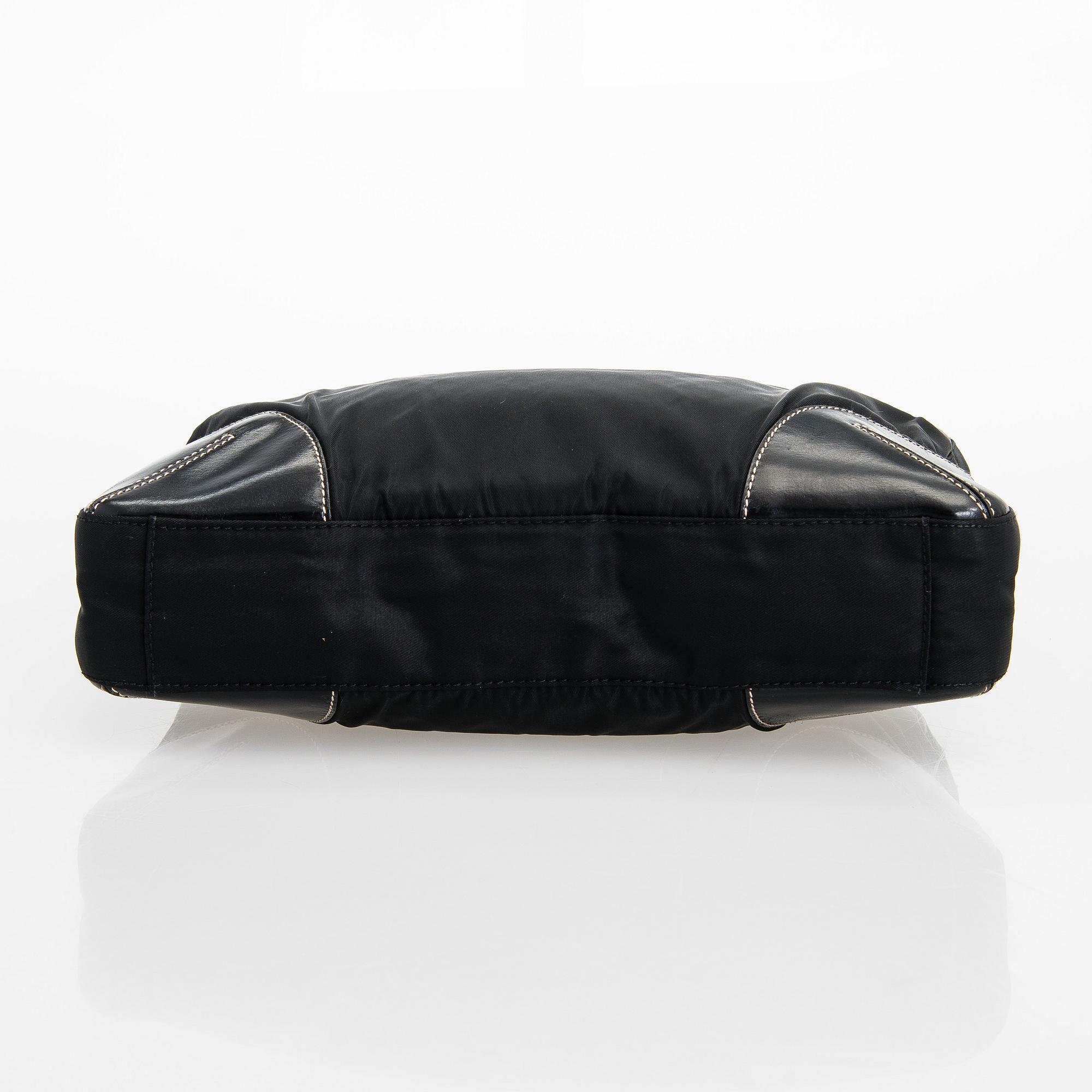 Prada, a nylon handbag.