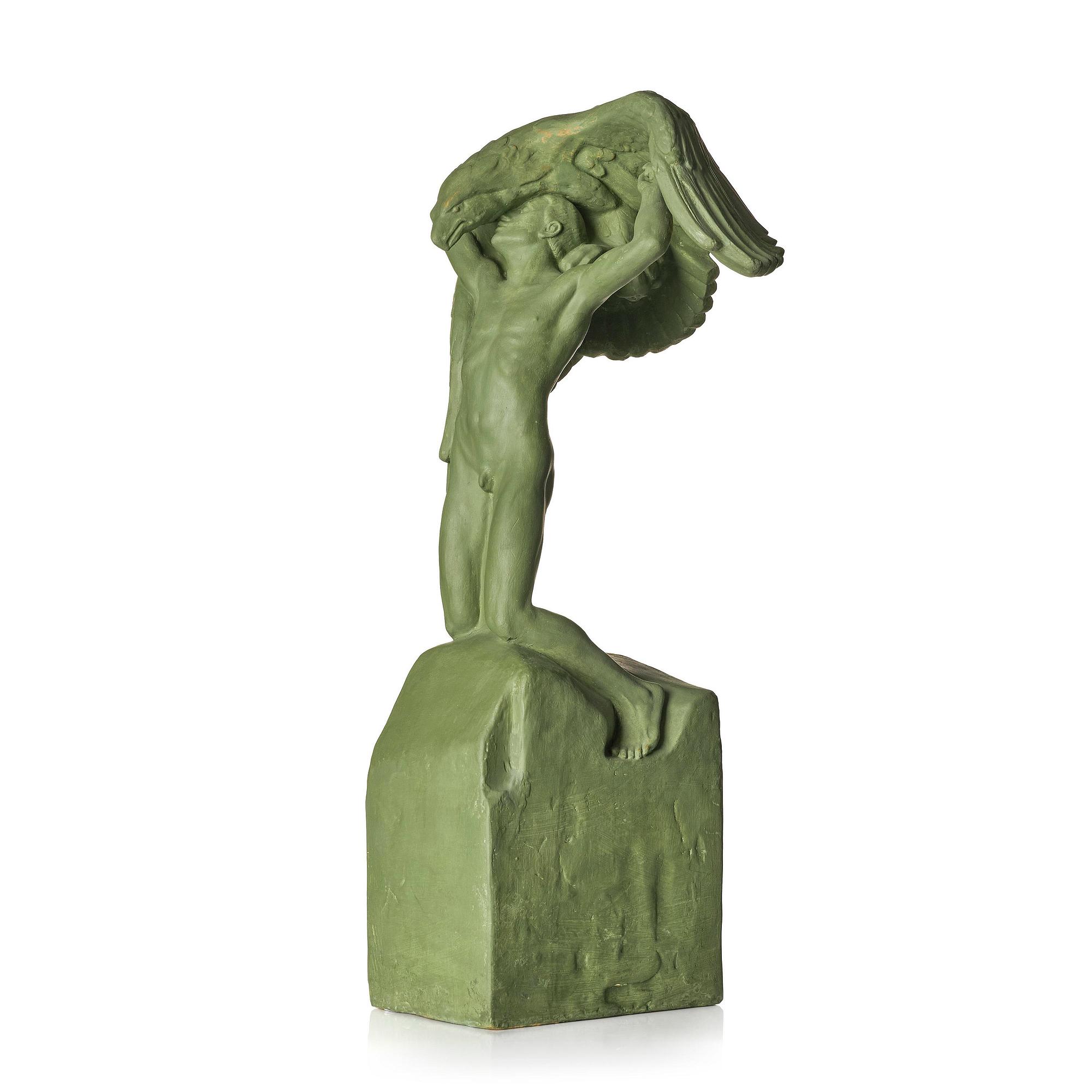 Carl Milles, "Vingarna" ("Gosse med örn").