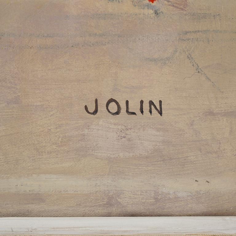 EINAR JOLIN, oil on canvas, signed Jolin.