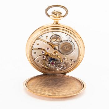 Mido, pocket watch, hunter, 51 mm.