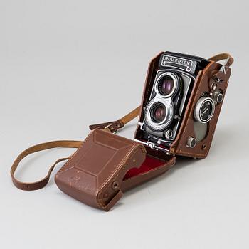 MELLANFORMATSKAMERA, Rolleiflex T modell 1, T2130758, Tyskland, 1958-61.