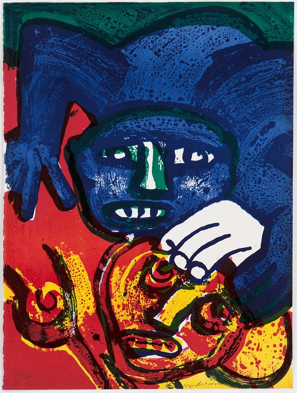 BENGT LINDSTRÖM, set with 7 lithographs in colours, 1975, each signed and numbered 92/200.