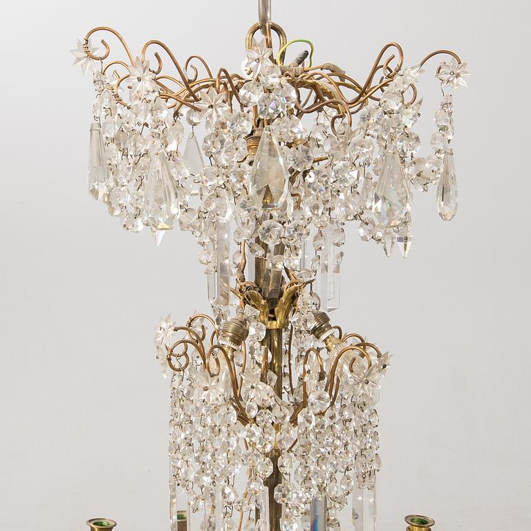 Ljuskrona sekelskiftet 1900.