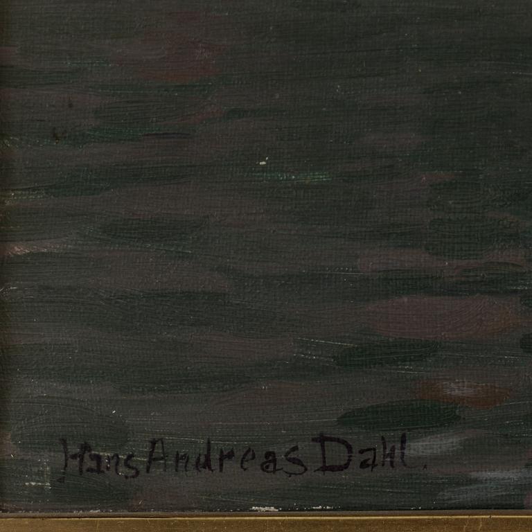 HANS ANDREAS DAHL, oil on canvas, signed Hans Andreas Dahl.