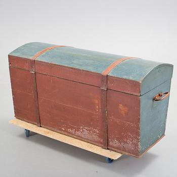 BRUDKISTA, målad dekor daterad 1816.