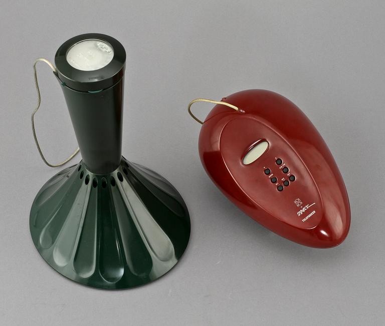 RADIOAPPARATER, 2 st, "Moa Moa" samt "LaLaLa", Philippe Starck, Telefunken, 1990-tal.