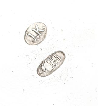 GRÄDDKANNA, silver, Ryssland. Vikt 136 gram.