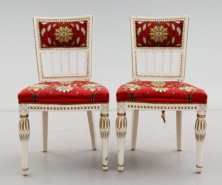 STOLAR, 1 par, sengustavianska, 1800-talets första hälft.