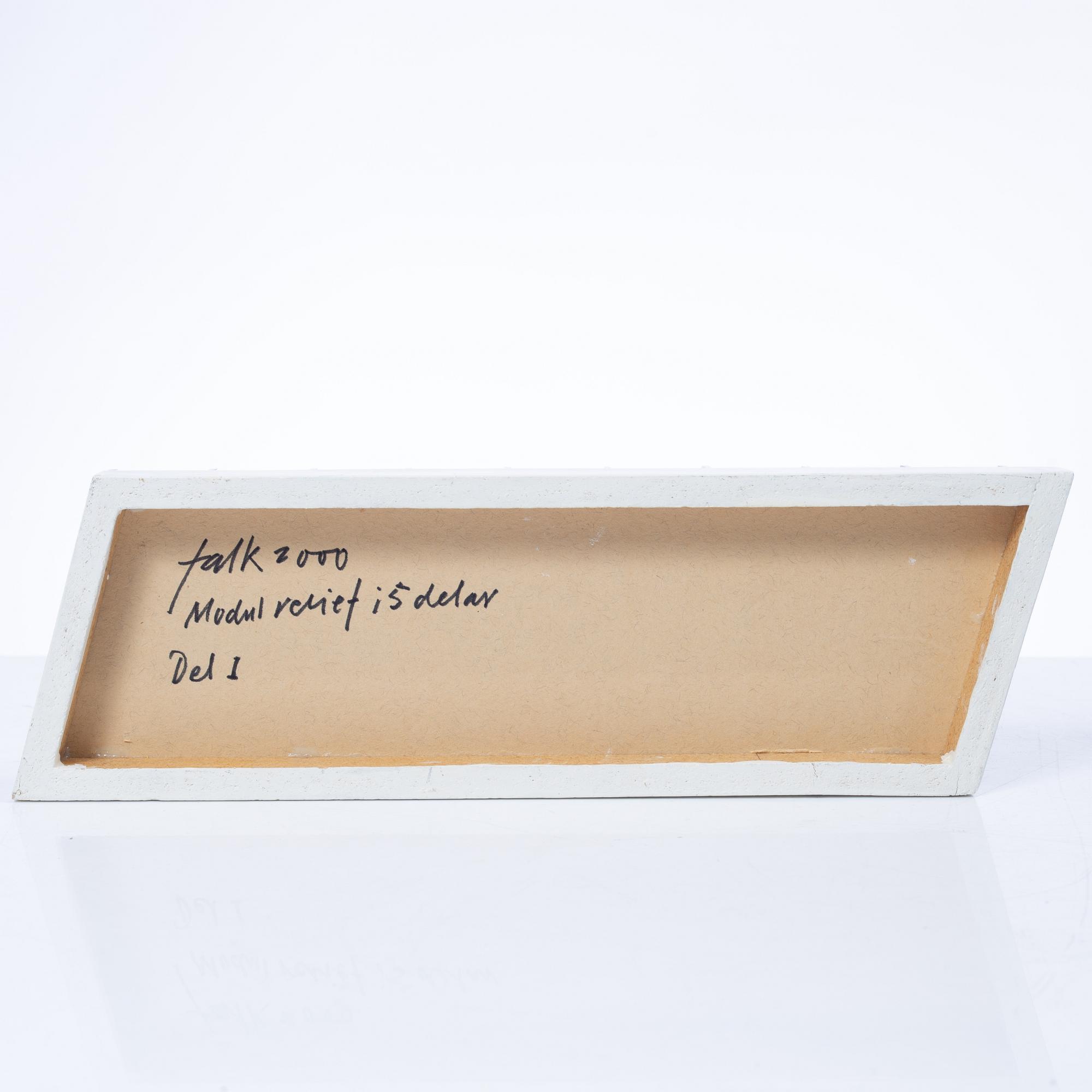 Lars Erik Falk, "Modul relief i 5 delar".