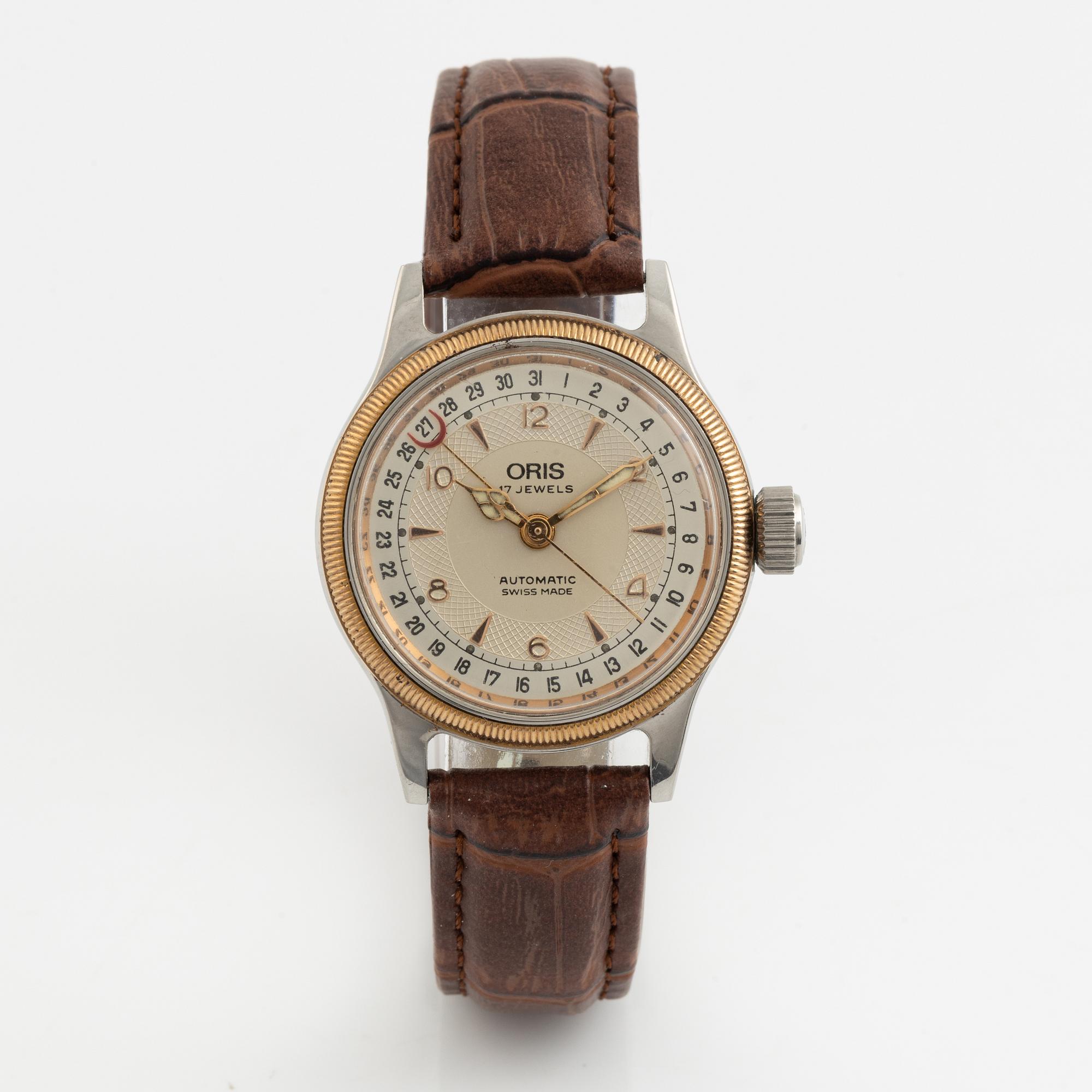 Oris, Big Crown, Pointer Date, armbandsur, 32 mm.