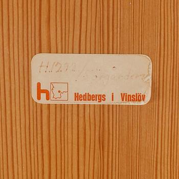 STOLAR samt PALLAR, 8 delar, "Sörgården", Carl Malmsten, formgiven 1963.