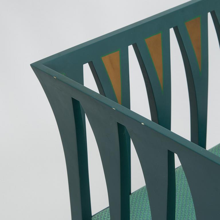 Eliel Saarinen, a “Blue Suite” sofa, Adelta, Finland. Model designed 1929 for Saarinen House, Cranbrook.