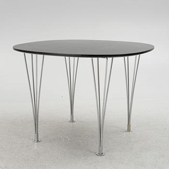 Bruno Mathsson, a "Supercirkel" dining table, Fritz Hansen, Denmark, 1980.