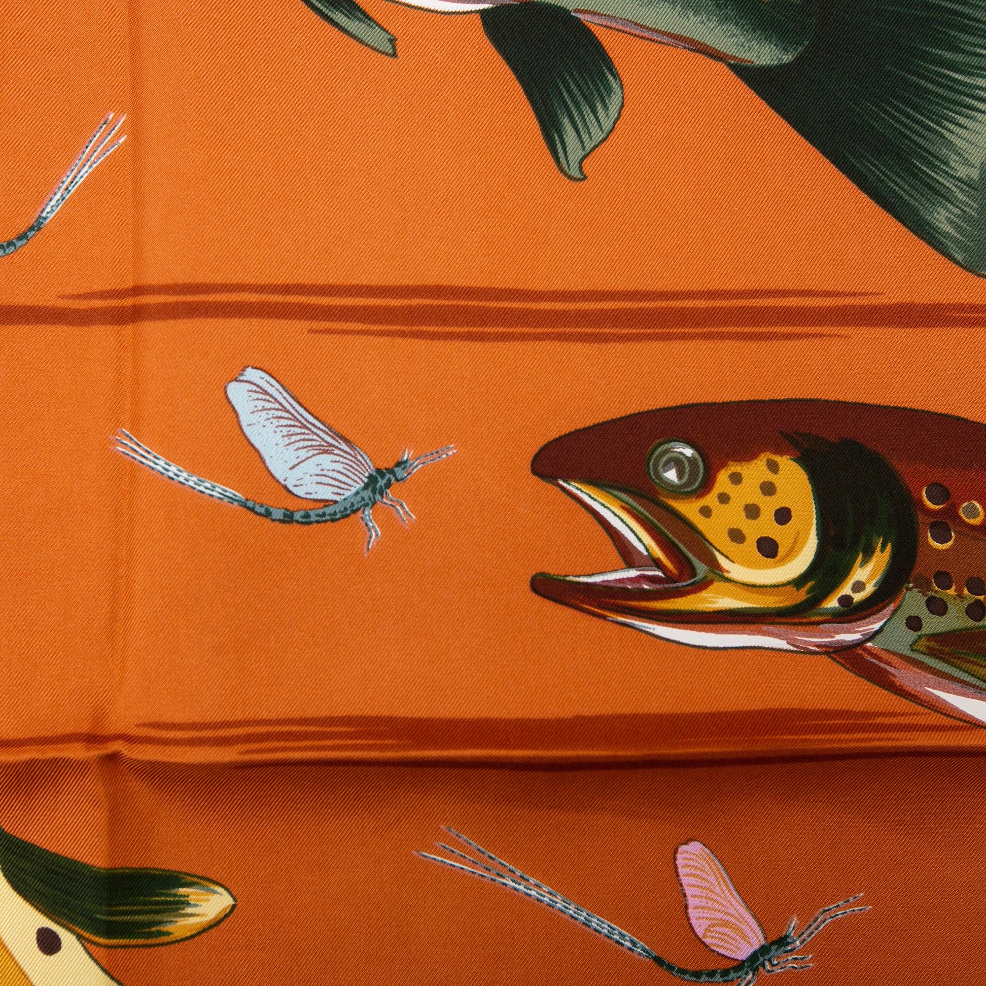 Hermès, Scarf, "The Trout".