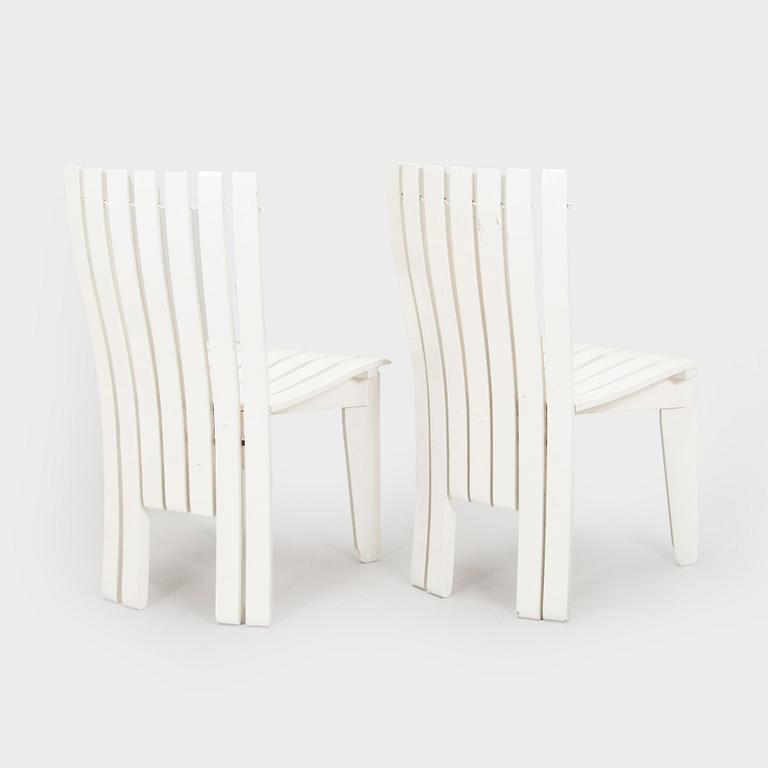 Alvar & Aino Aalto, trädgårdsgrupp, 5 delar, "Aurinko"-serien, O.Y. Huonekalu- ja Rakennustyötehdas A.B. 1957.