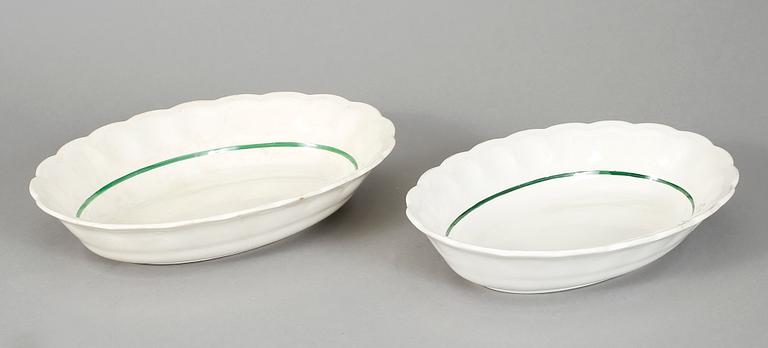 MATSERVIS, flintgods, 51 st, design: Stig Lindberg, servis i produktion mellan 1939 - 1951.