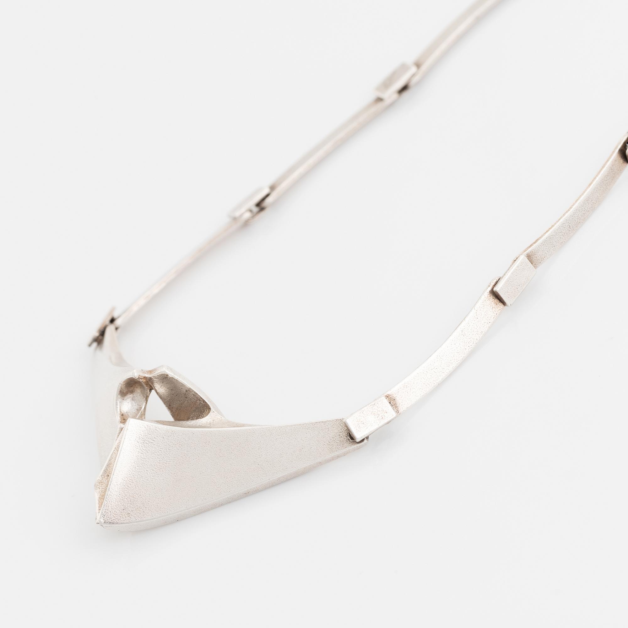Björn Weckström, collier, sterlingsilver, Lapponia.