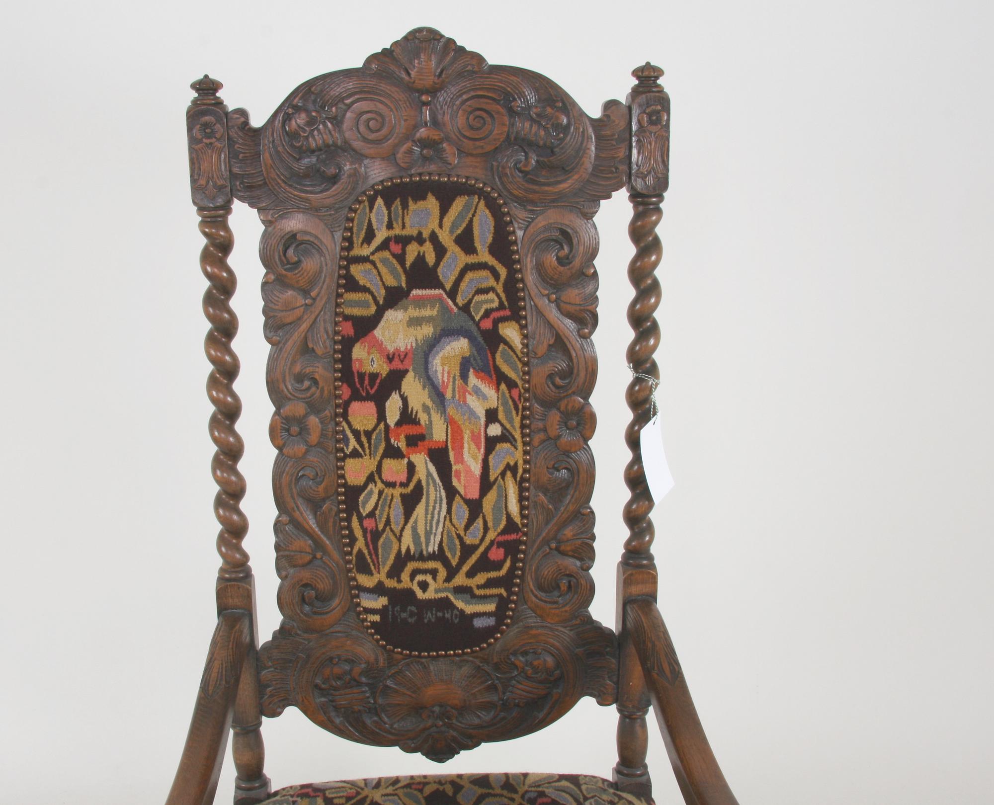 KARMSTOL, barockstil, 1900-tal.