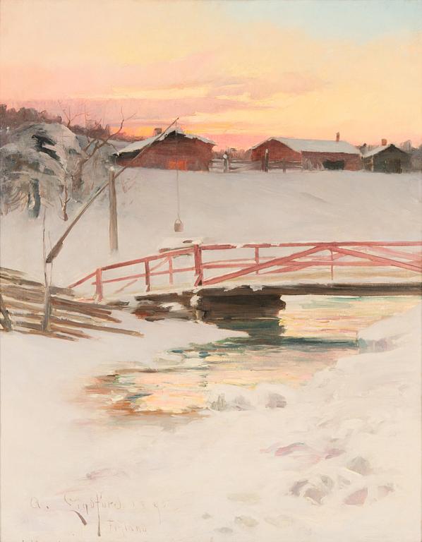 Albert Lindfors, Winter evening.