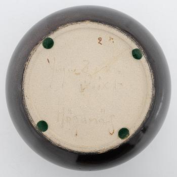 Yngve Blixt, skål, stengods, Höganäs, signerad.