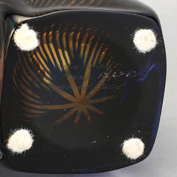 VAS, glas, Edward Hald, Orrefors, Slipgraal, 1973.