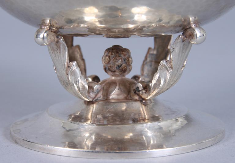 SOCKERSKÅL samt SKED, silver, K. Andersson, 1924 samt Georg Jensen, 1915-1930.