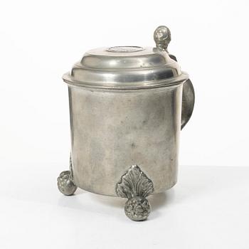 Dryckeskanna av Zadoch Bergenholtz, Vimmerby, 1799.