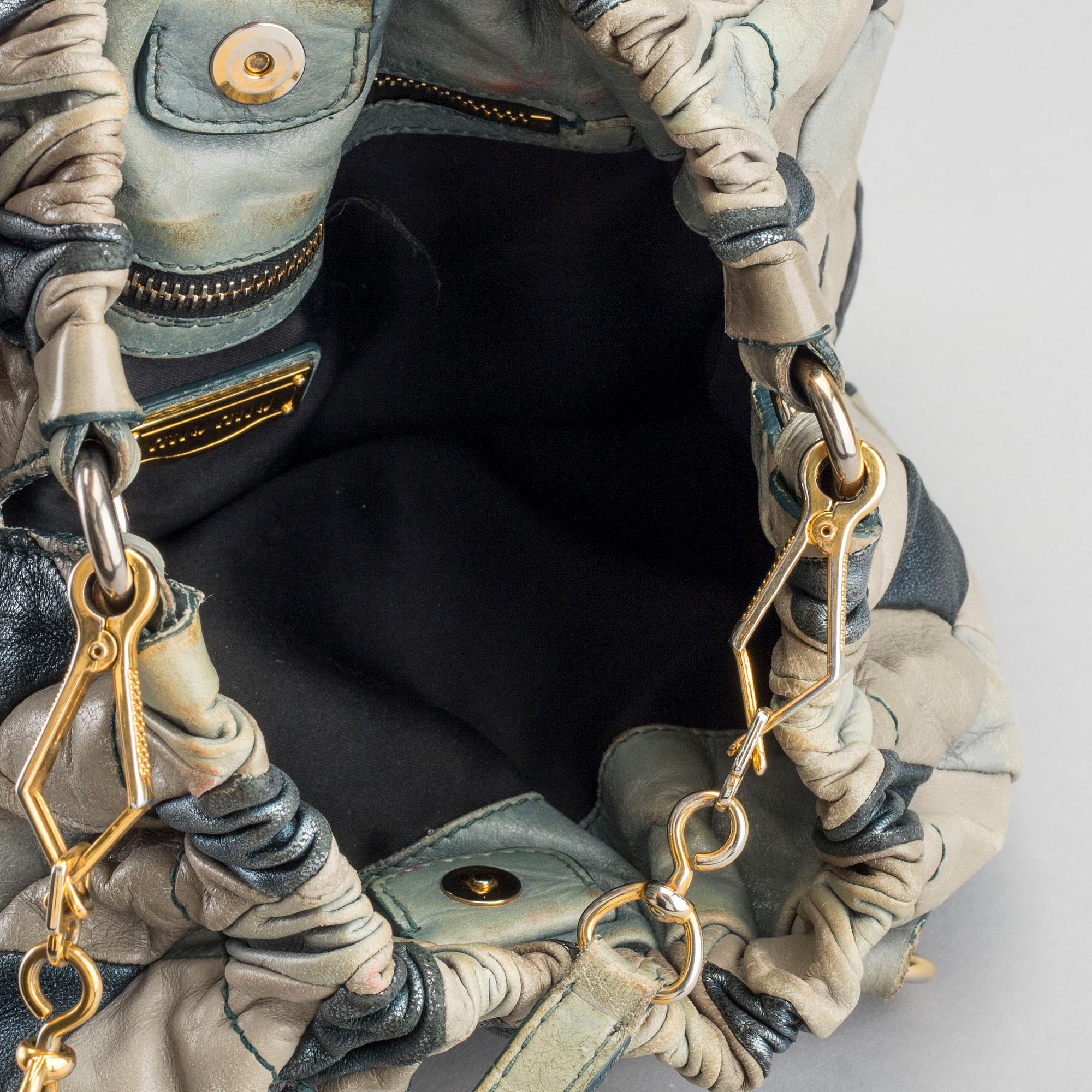 A MIU MIU, "Harlequin Hobo" bag.